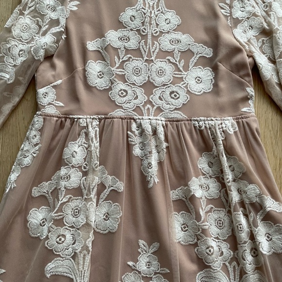 NWT For Love & Lemons White Lace Mini Dress - Picture 3 of 14